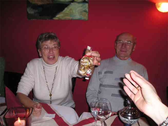 Weihnachtsfeier 2006. Foto: TCBS / Rolf Fraedrich