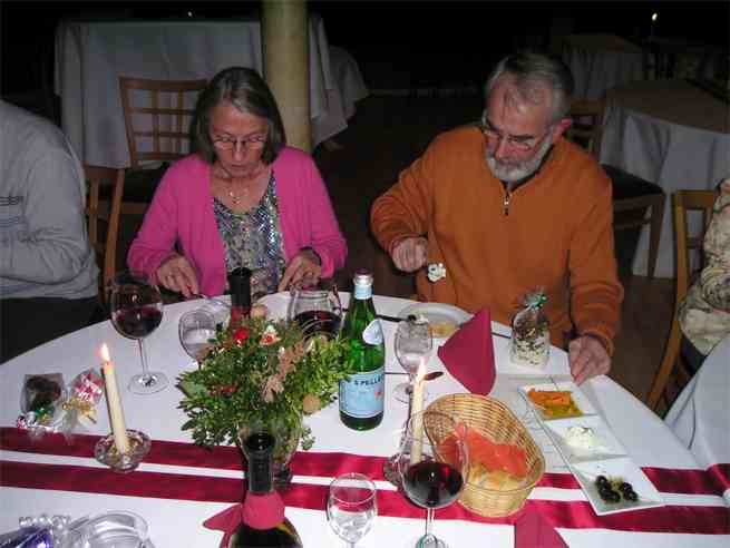 Weihnachtsfeier 2007. Foto TCBS / Rolf Fraedrich