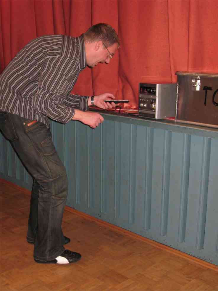 unsere neue Musikanlage in der Zions-Gemeinde. Foto TCBS / Rolf Fraedrich