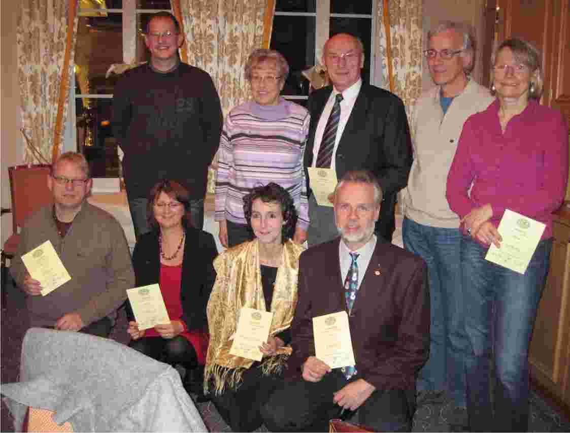 Weihnachtsfeier 2009. Foto TCBS / Rolf Fraedrich