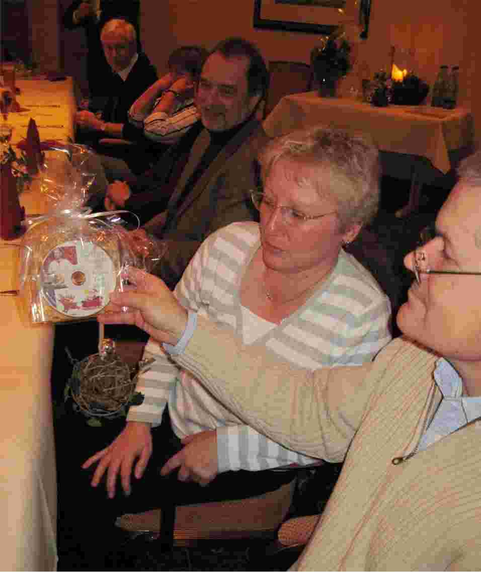 Weihnachtsfeier 2009. Foto TCBS / Rolf Fraedrich