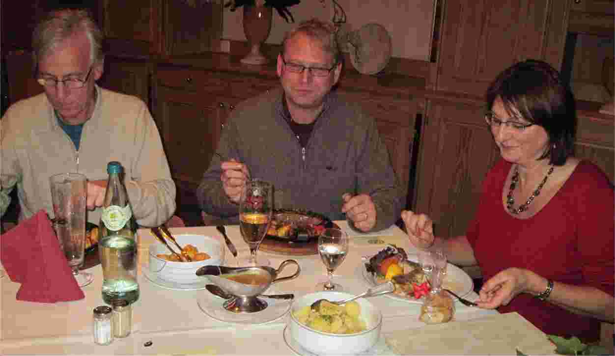 Weihnachtsfeier 2009. Foto TCBS / Rolf Fraedrich
