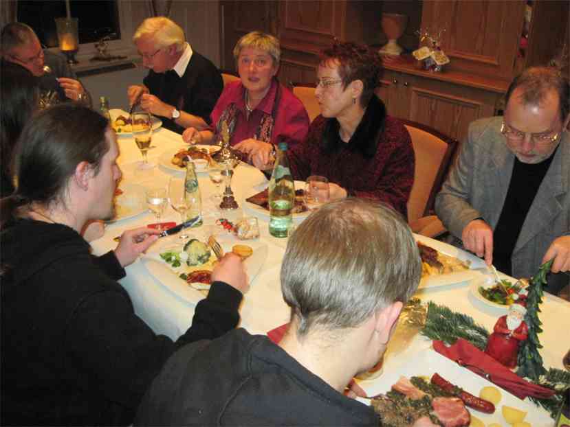Weihnachtsfeier 2010. Foto TCBS / Rolf Fraedrich
