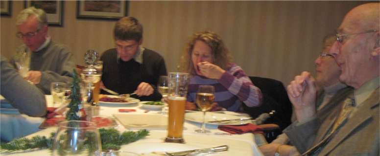 Weihnachtsfeier 2010. Foto TCBS / Rolf Fraedrich