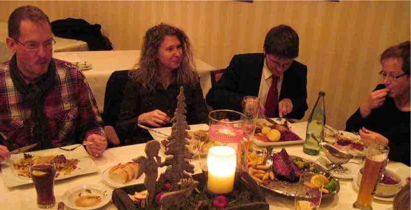 2011 Weihnachtsfeier. Foto TCBS / Rolf Fraedrich