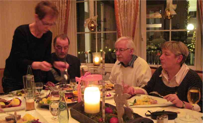 2011 Weihnachtsfeier. Foto TCBS / Rolf Fraedrich