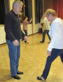 Salsatraining. Foto TCBS / Rolf Fraedrich